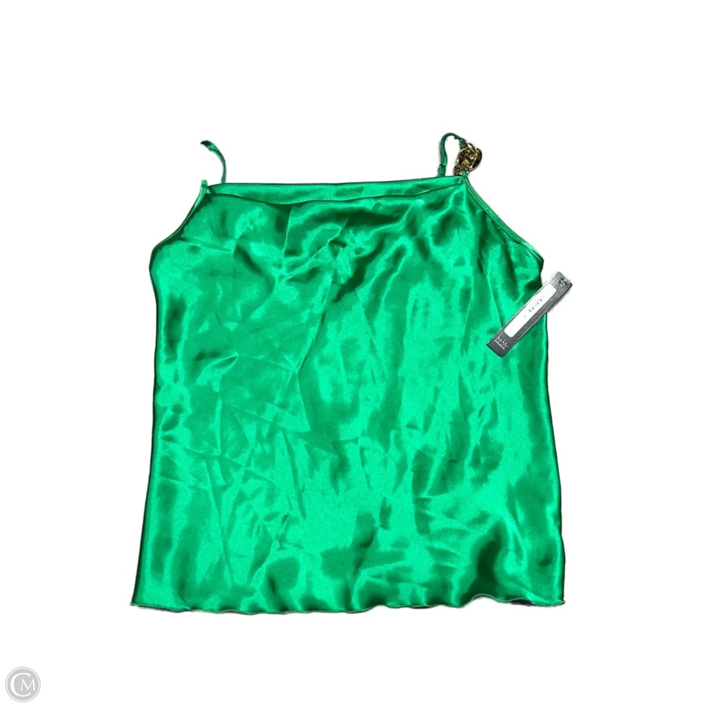 Top Sleeveless By Nicole Miller In Green, Size: L