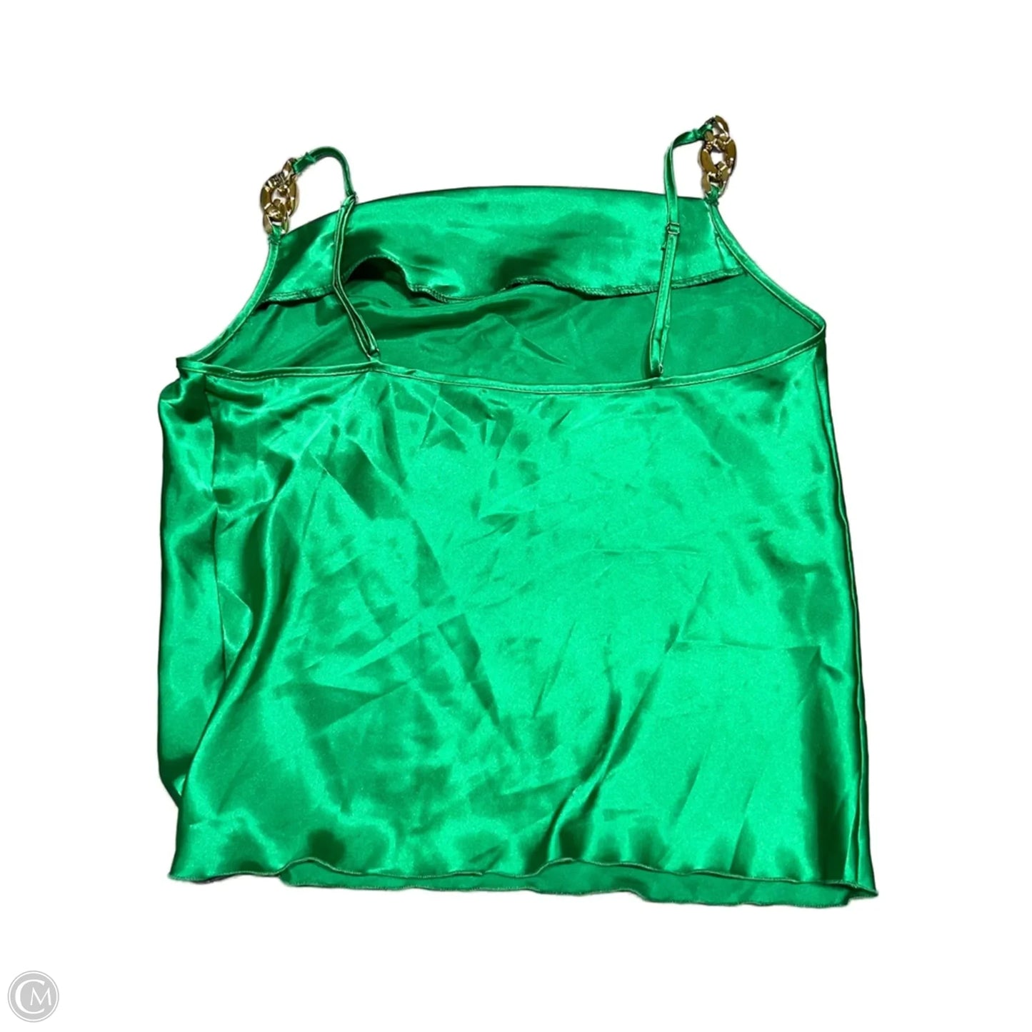 Top Sleeveless By Nicole Miller In Green, Size: L