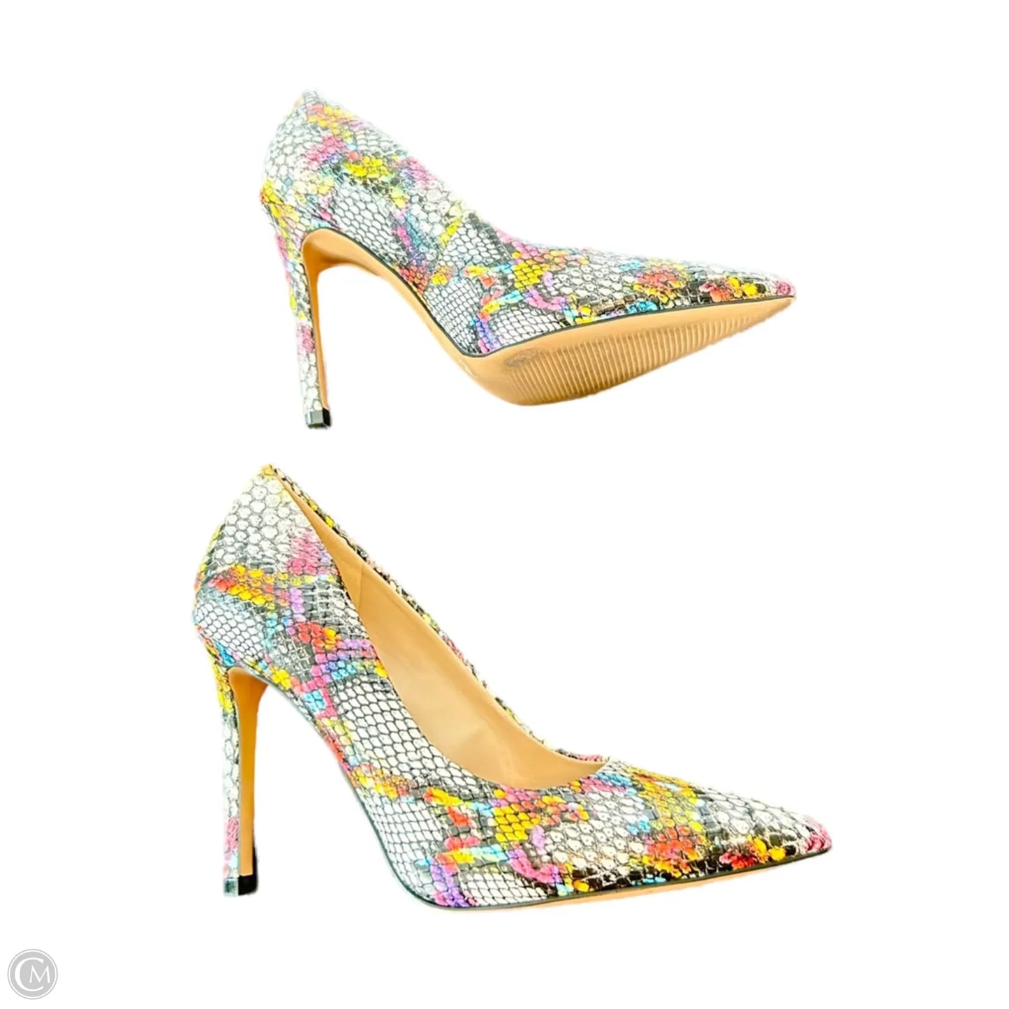 Shoes Heels Stiletto By Mix No 6 In Snakeskin Print, Size: 6.5