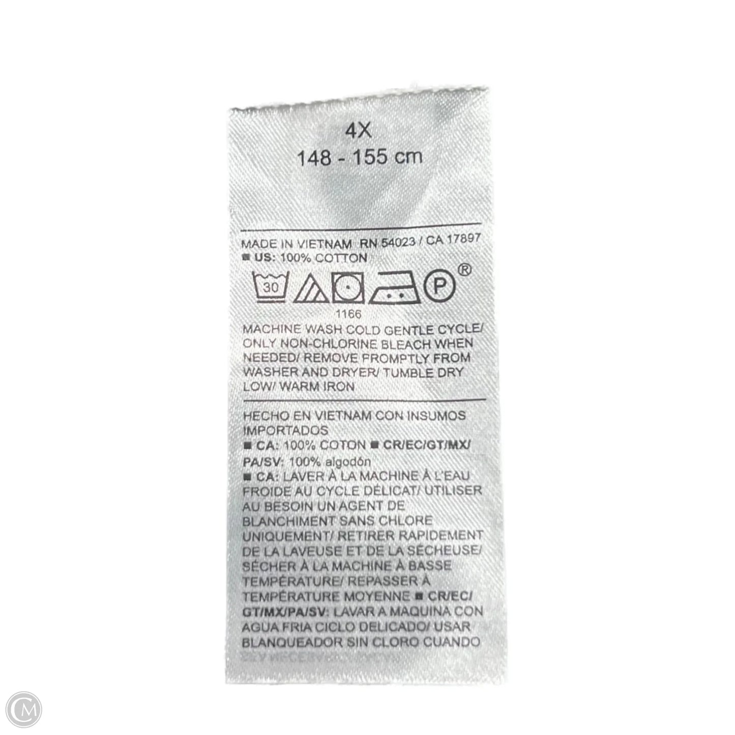 Dress Casual Short By Old Navy In Cream & Grey, Size: 4x