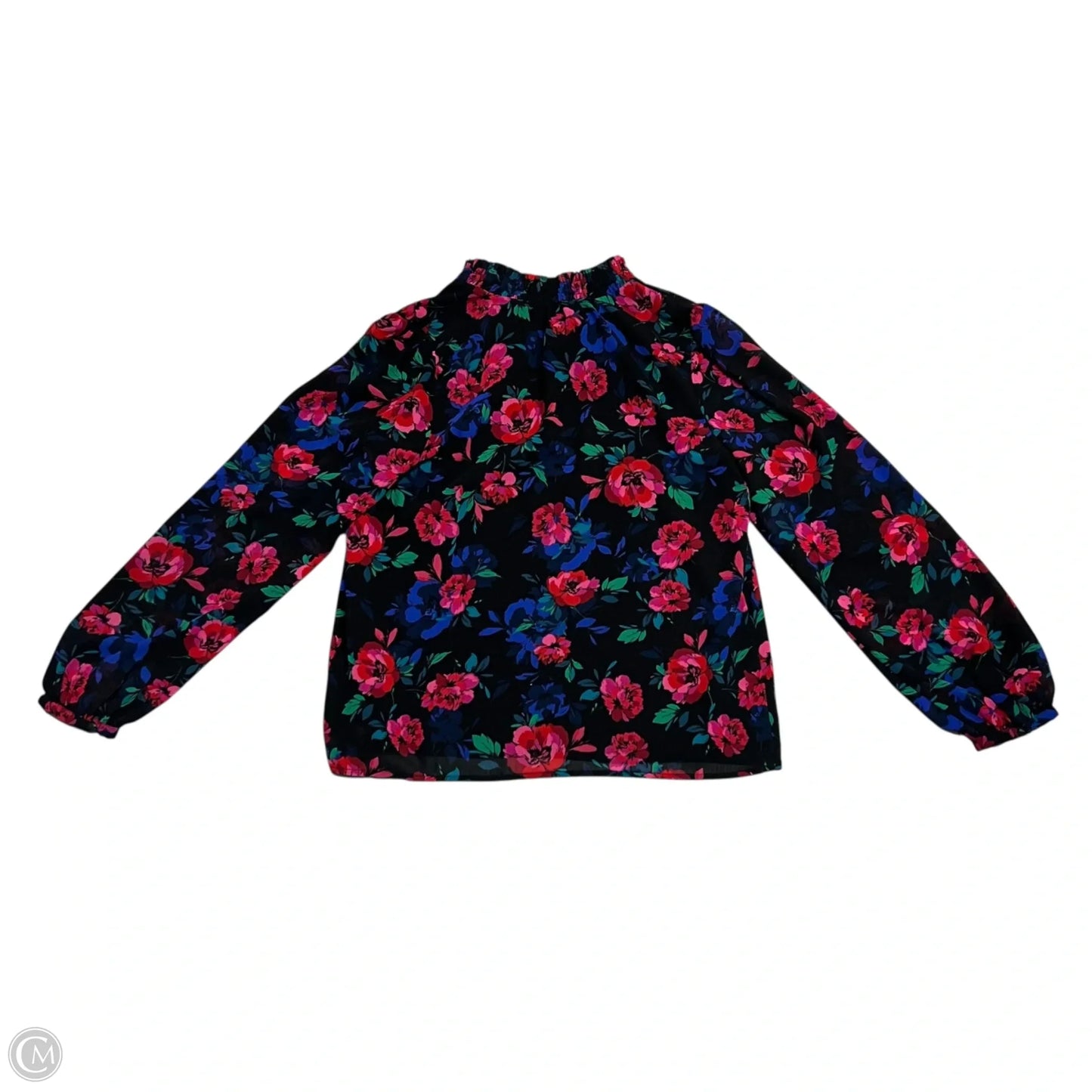Top Long Sleeve By J. Crew In Blue & Pink, Size: S