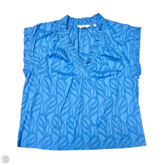 Top Sleeveless By Joie In Blue, Size: L