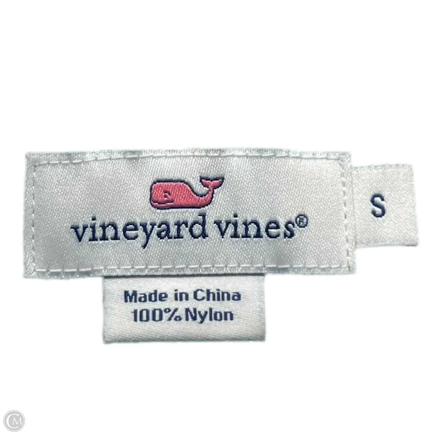 Jacket Windbreaker By Vineyard Vines In Blue, Size: S