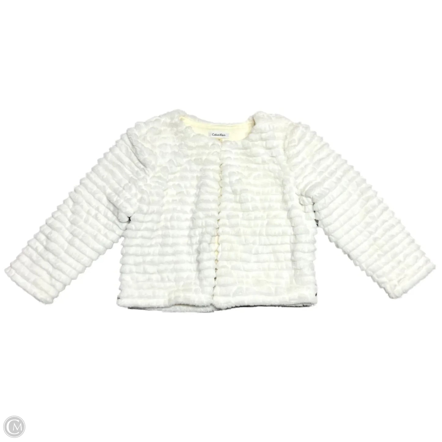 Cardigan By Calvin Klein In Cream, Size: S