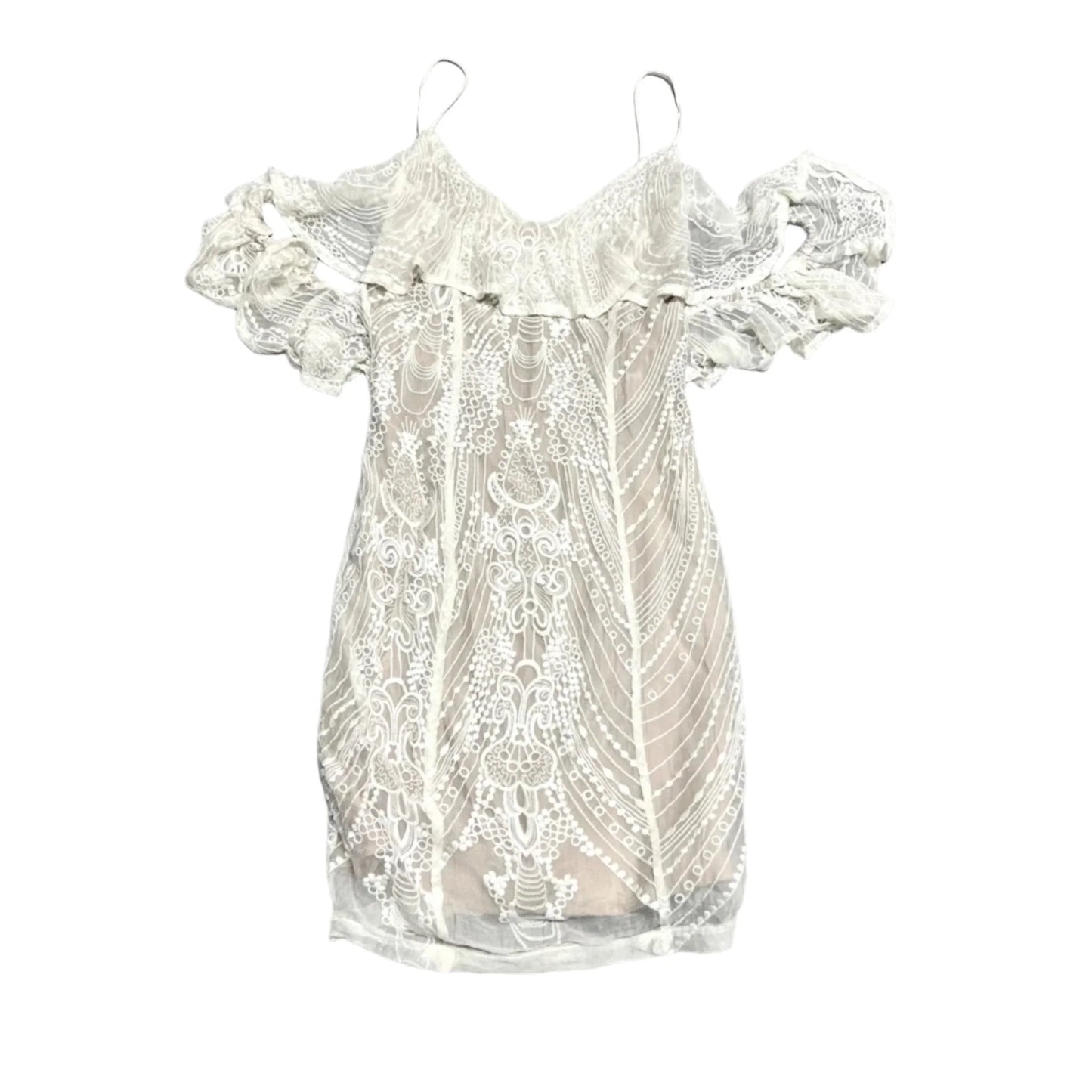 Dress Casual Short By Winona In Cream, Size: S