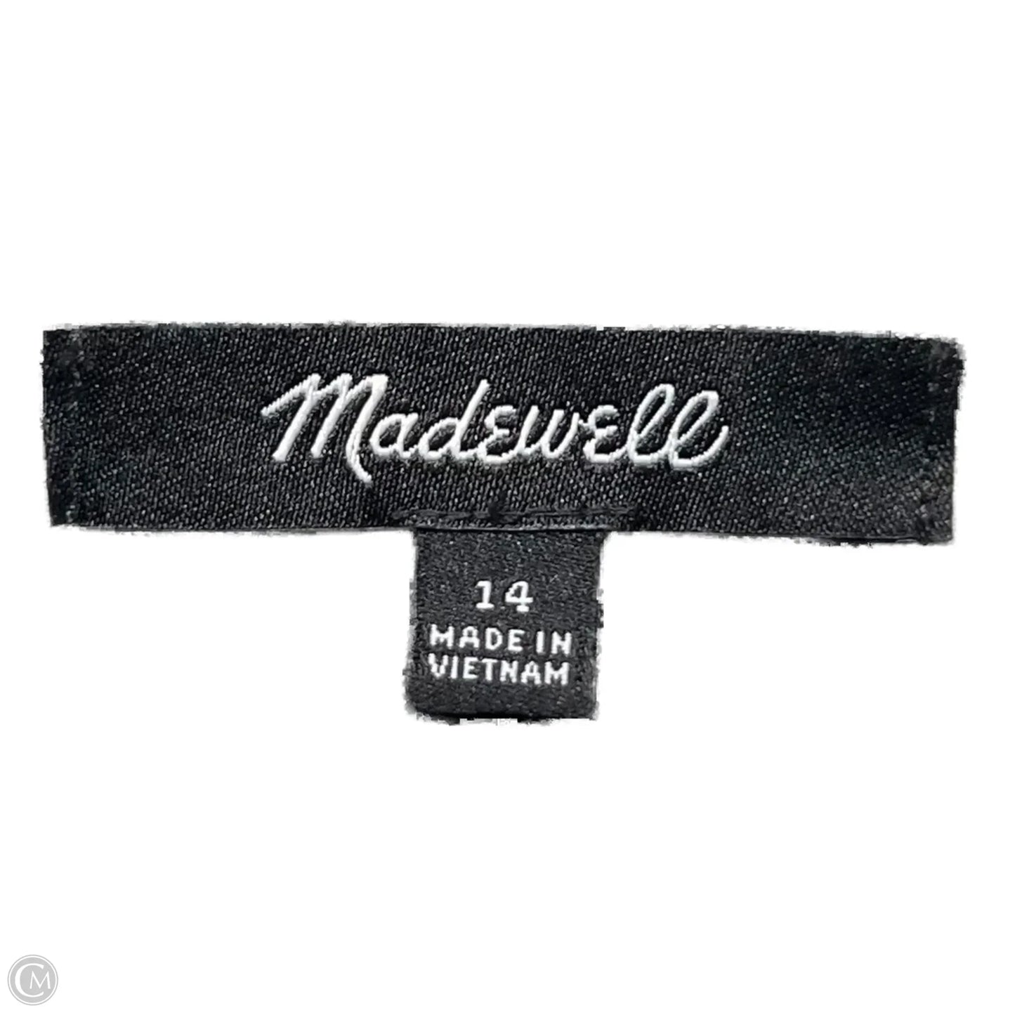 Shorts By Madewell In Black & Cream, Size: 14