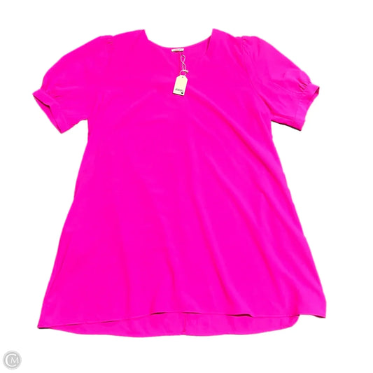 Dress Casual Midi By Jodifl In Pink, Size: 3x