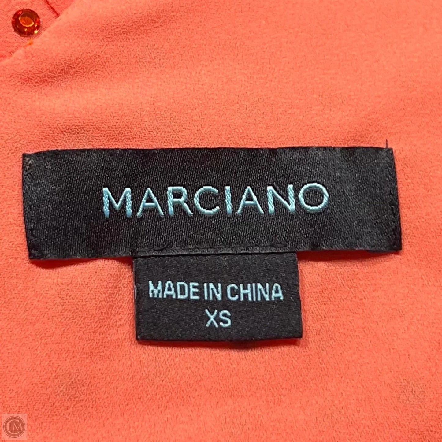 Dress Party Short By Marciano In Orange, Size: Xs