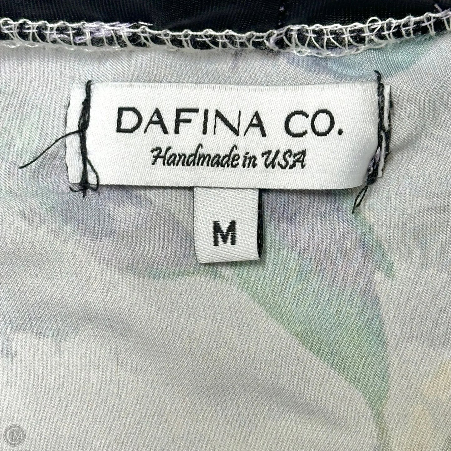 Dress Casual Short By Davina Co In Purple & Yellow, Size: M