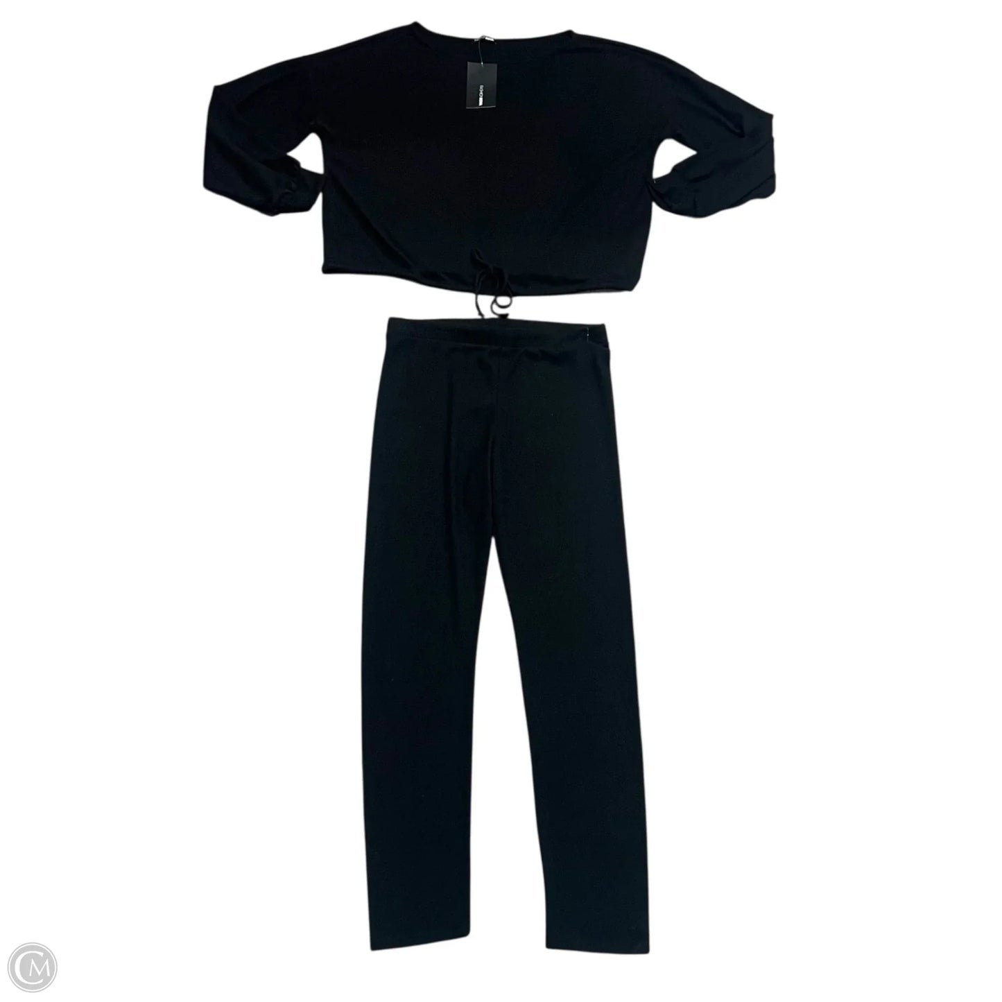 Pants Set 2pc By Fashion Nova In Black, Size: 16