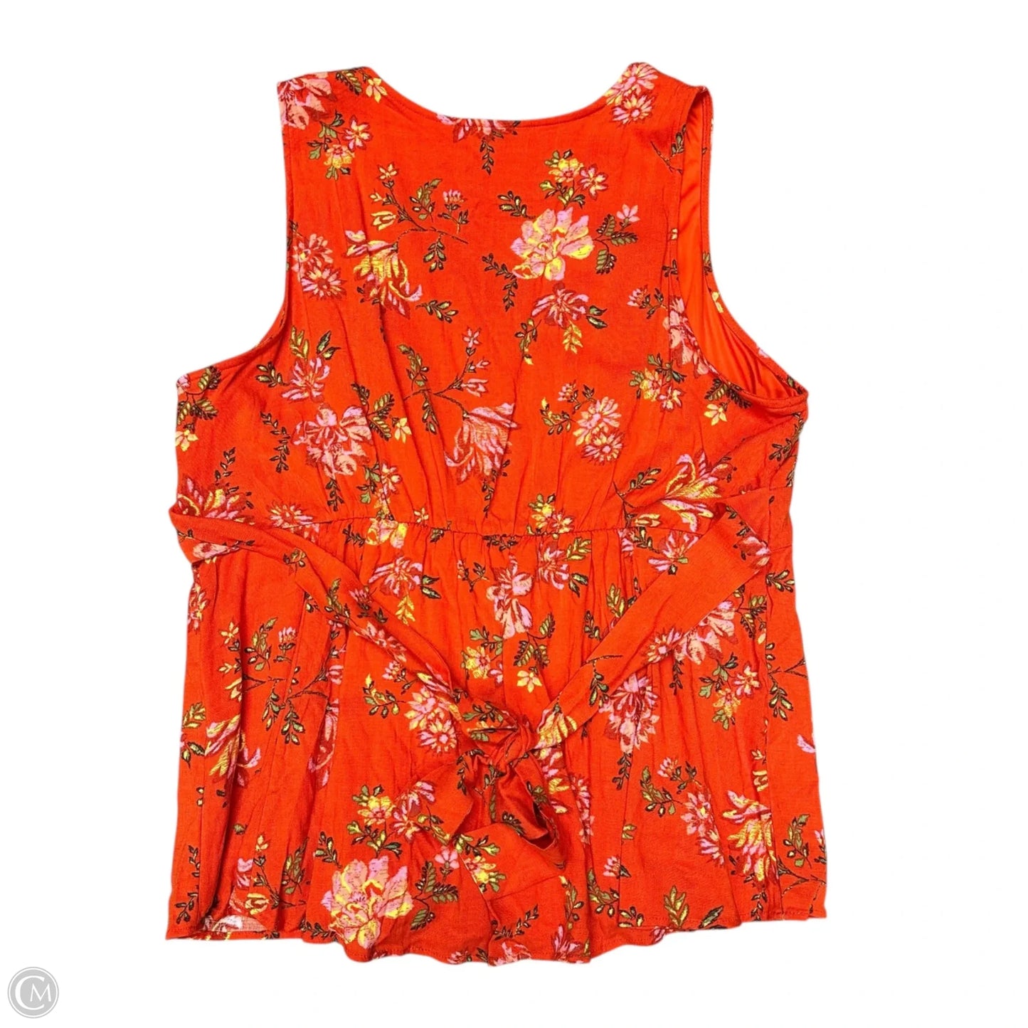 Top Sleeveless By Torrid In Orange, Size: 1x