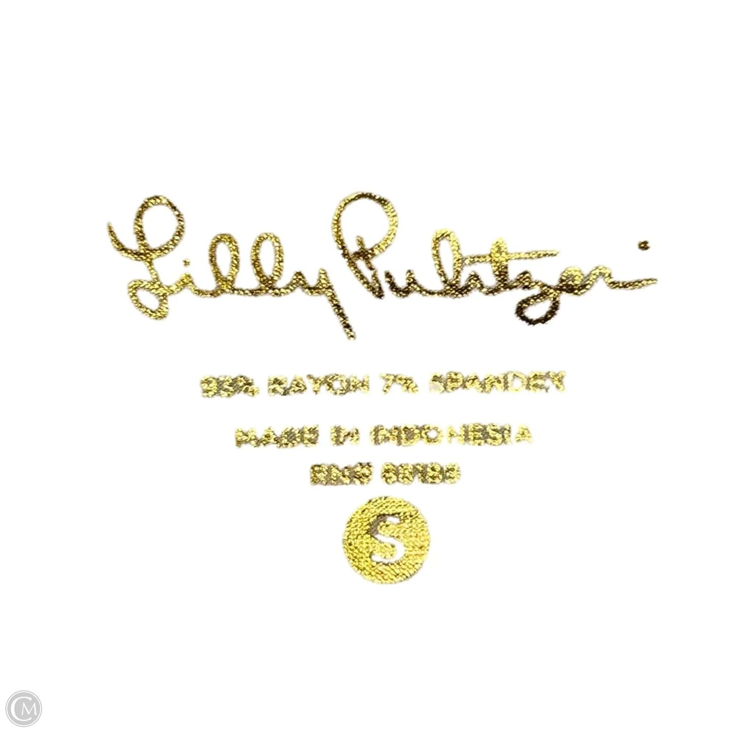 Dress Designer By Lilly Pulitzer In Blue & White, Size: S