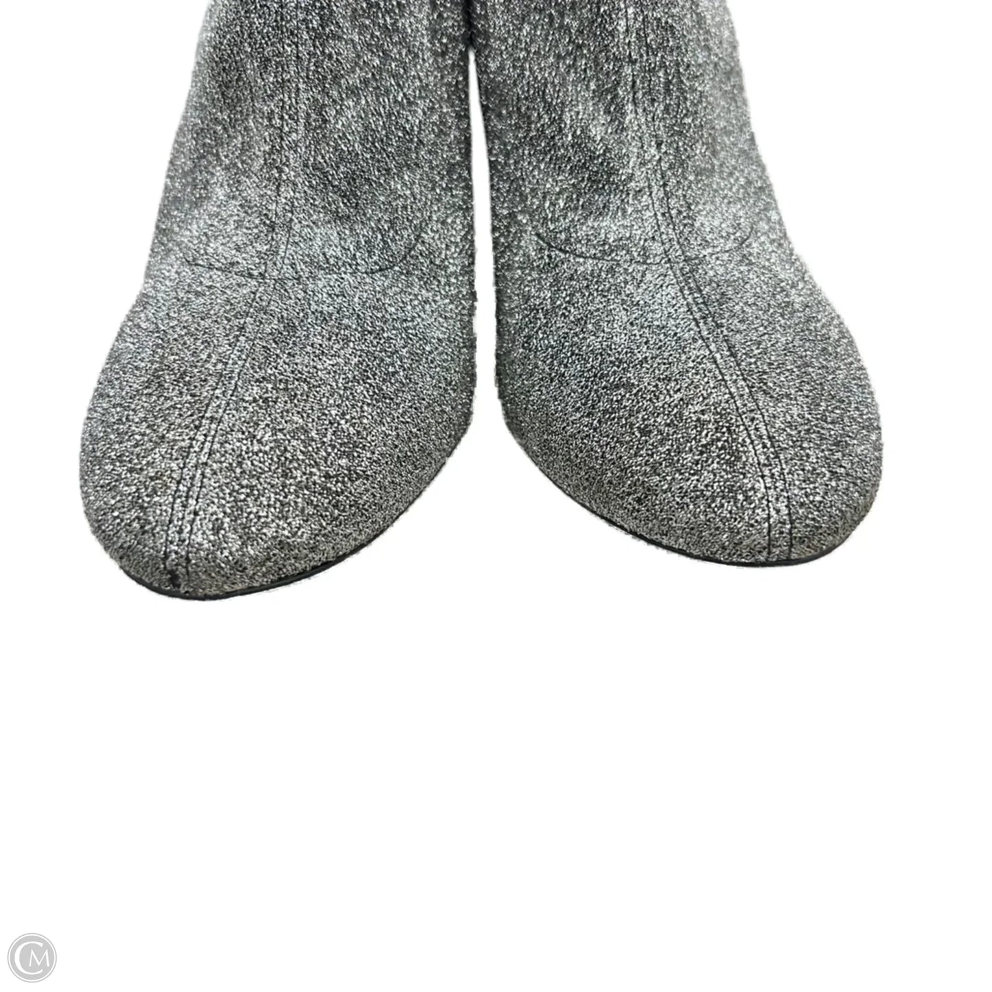 Boots Ankle Heels By Michael By Michael Kors In Silver, Size: 10