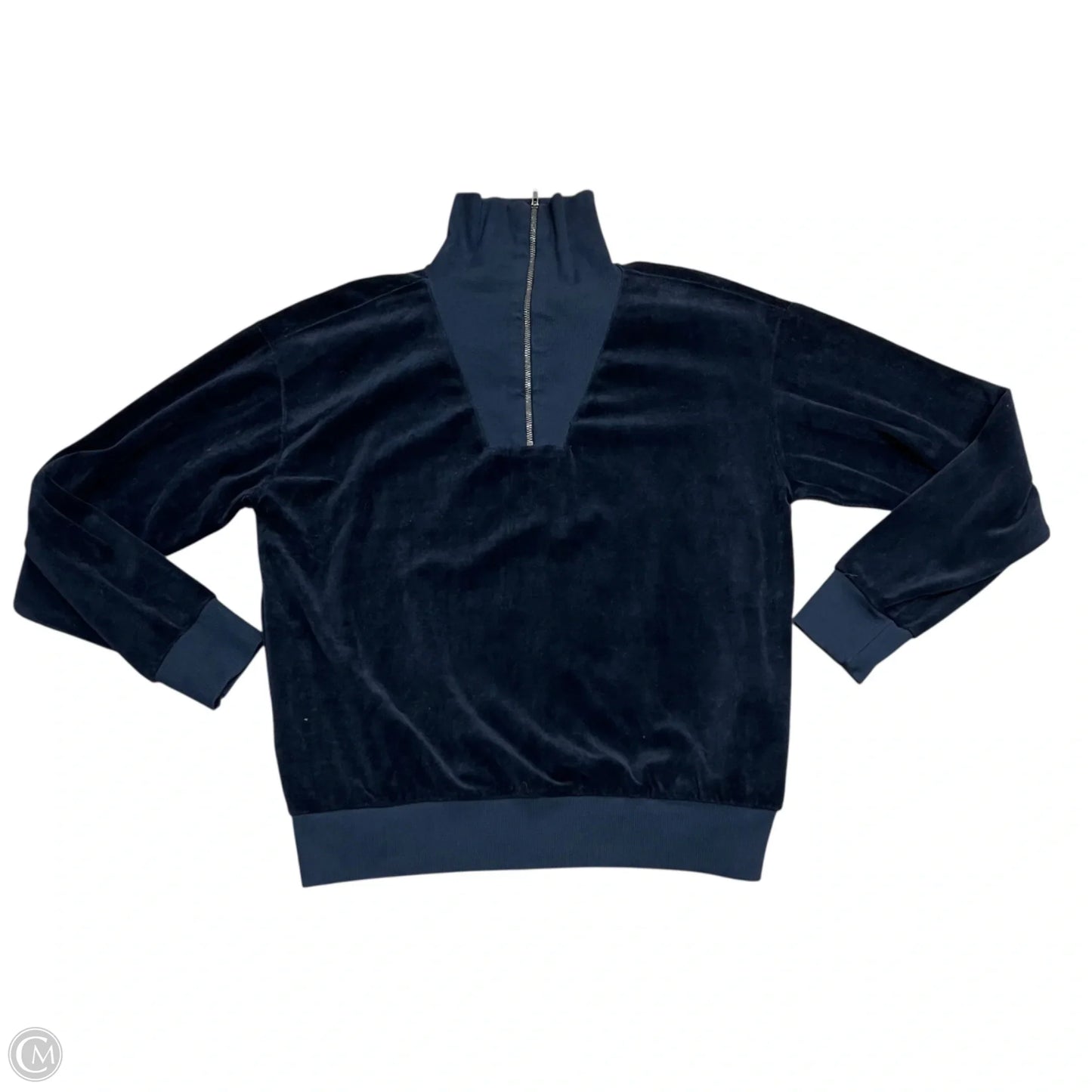 Sweatshirt Collar By Stateside In Navy, Size: S