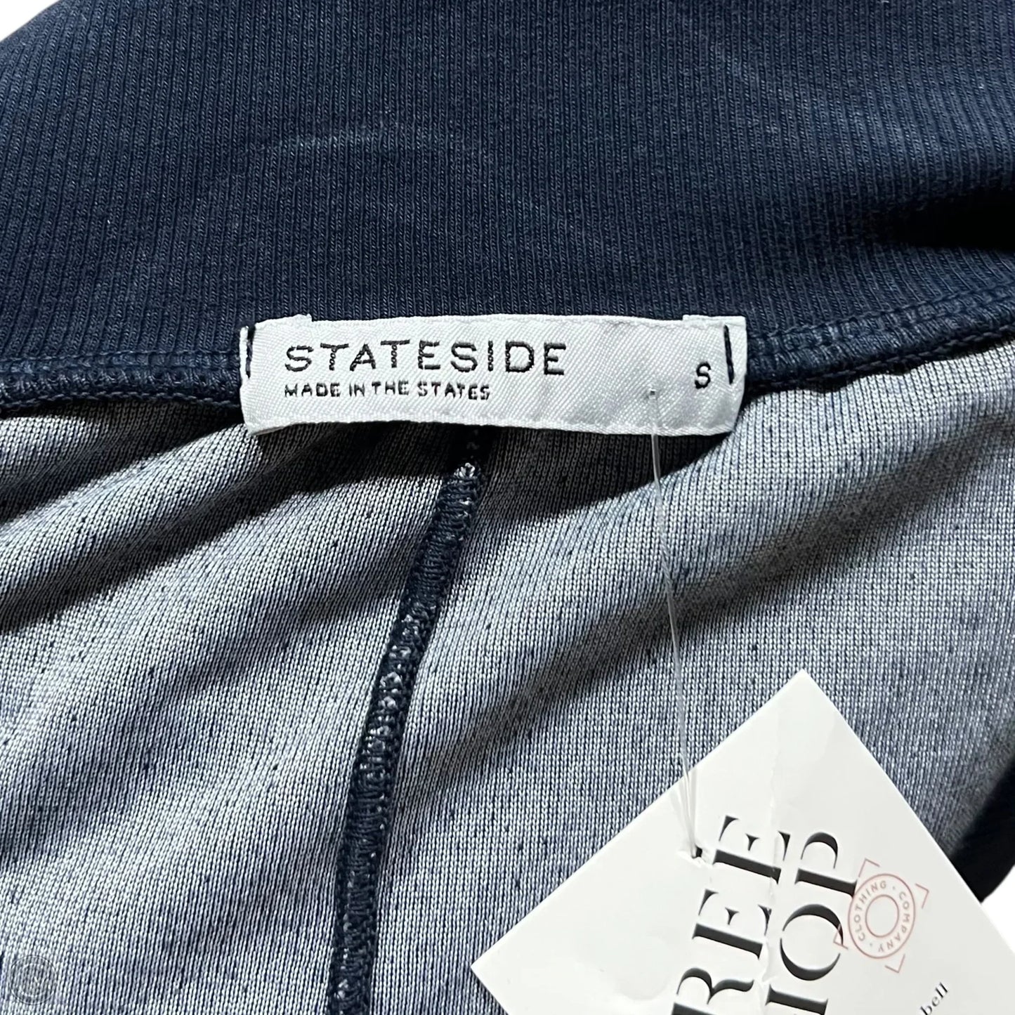 Sweatshirt Collar By Stateside In Navy, Size: S