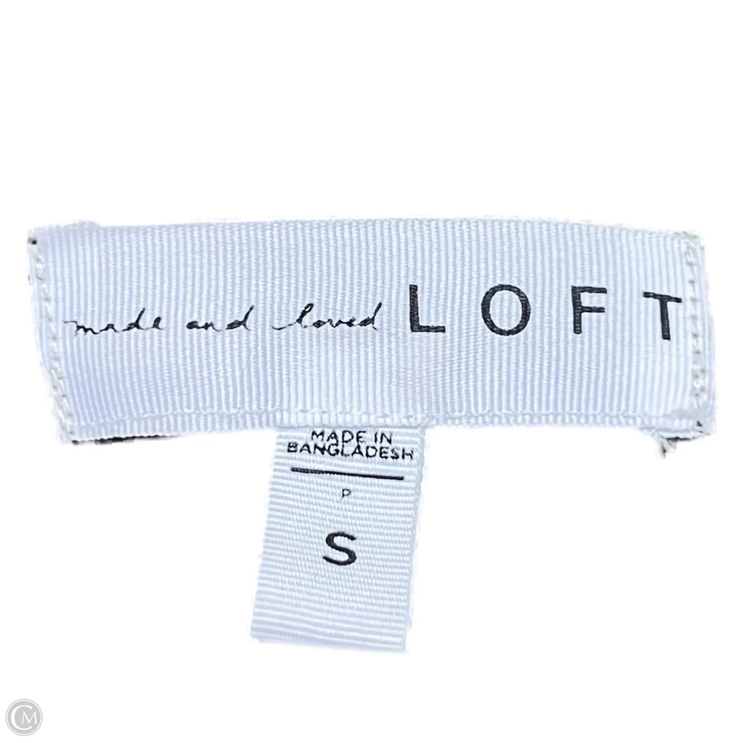 Jacket Denim By Loft In Green Denim, Size: S