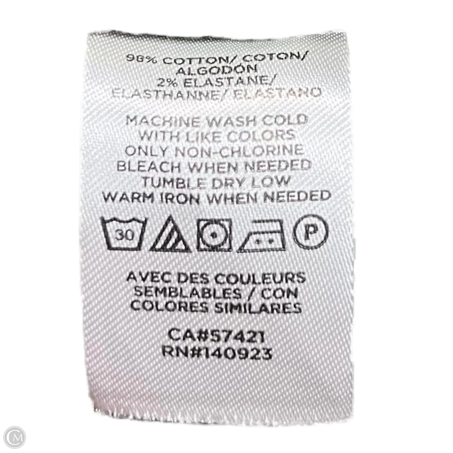 Jacket Denim By Loft In Green Denim, Size: S