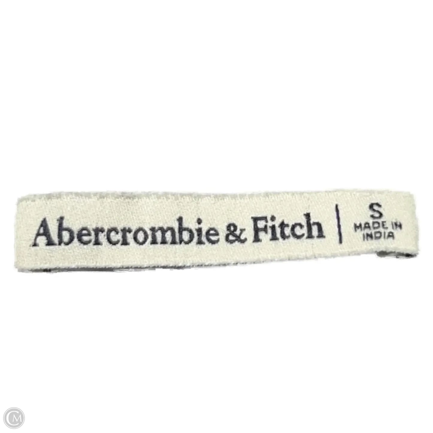 Dress Casual Short By Abercrombie And Fitch In Blue & White, Size: S