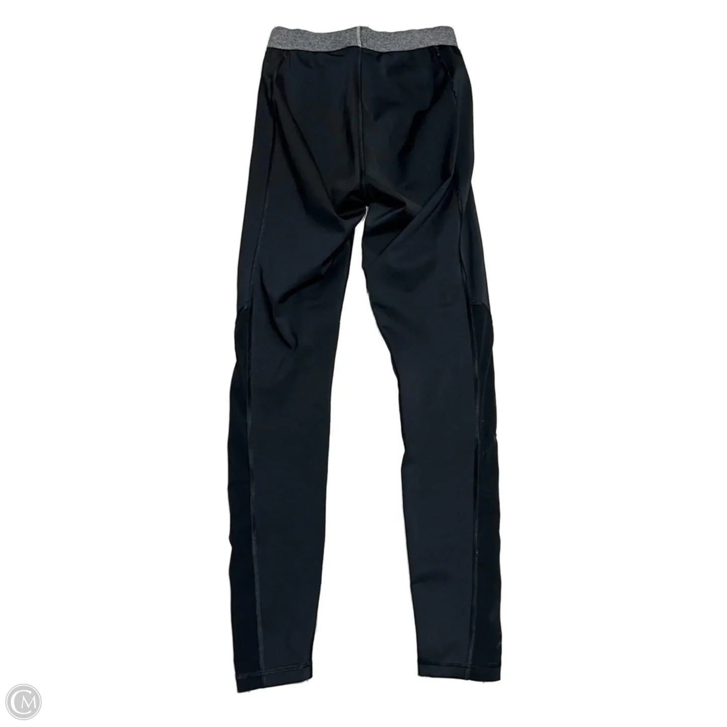 Athletic Leggings By Athleta In Black & Grey, Size: 0