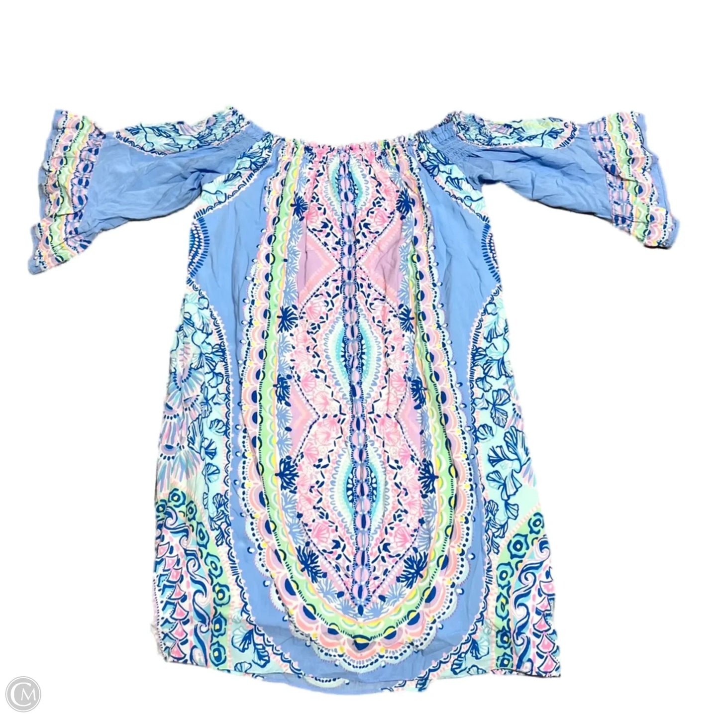 Dress Designer By Lilly Pulitzer In Blue & Purple, Size: S