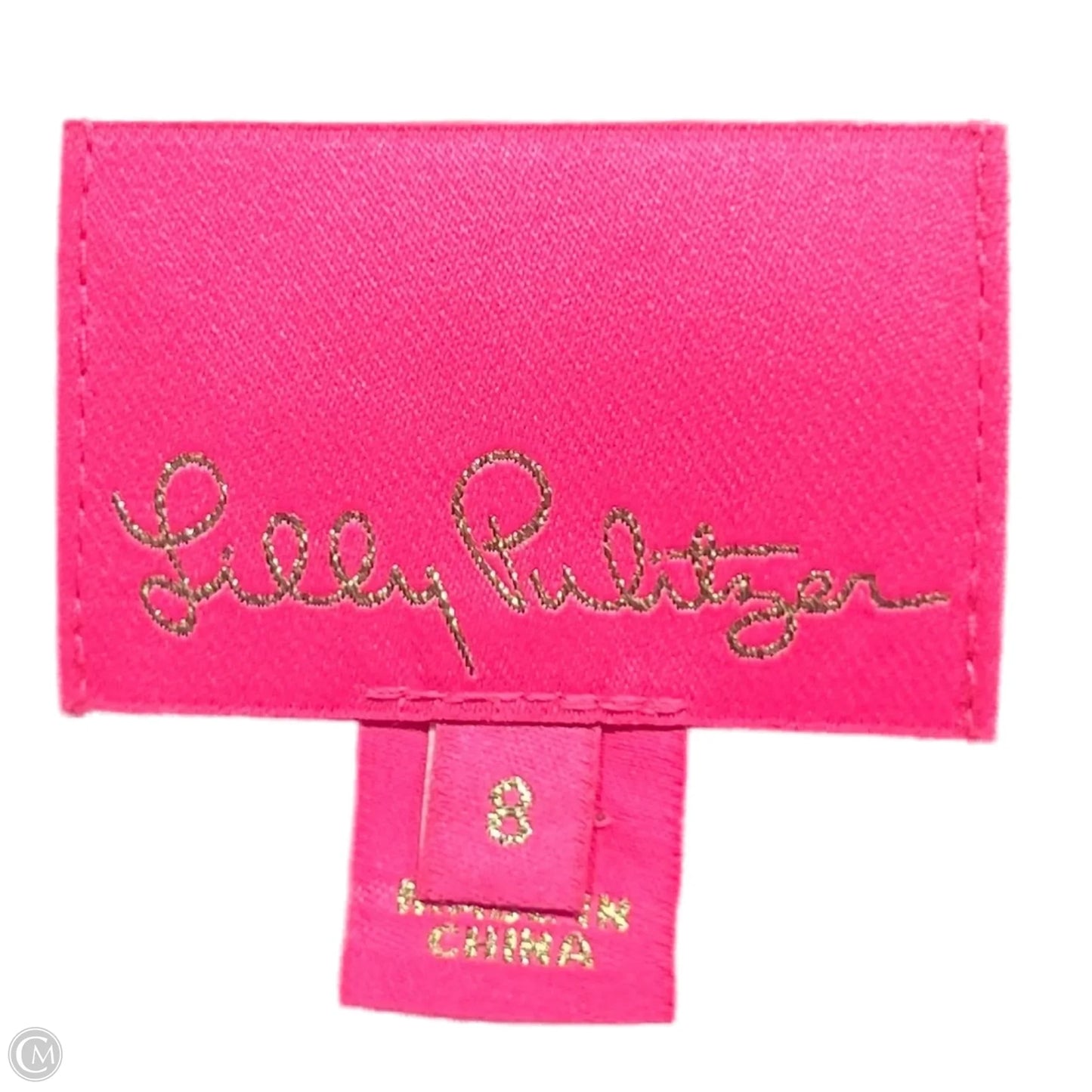 Romper Designer By Lilly Pulitzer In Green & Pink, Size: M