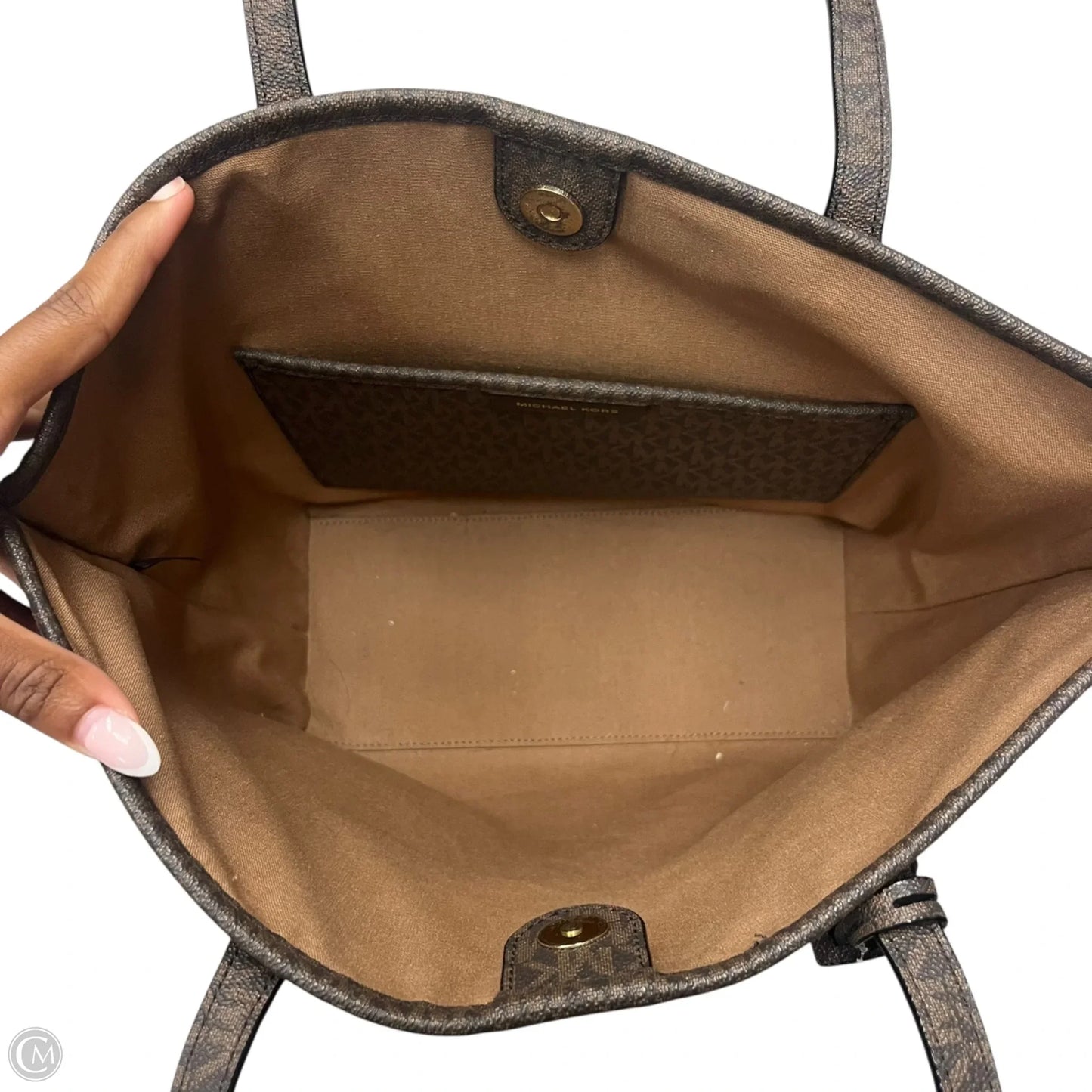 Tote Designer By Michael Kors, Size: Large