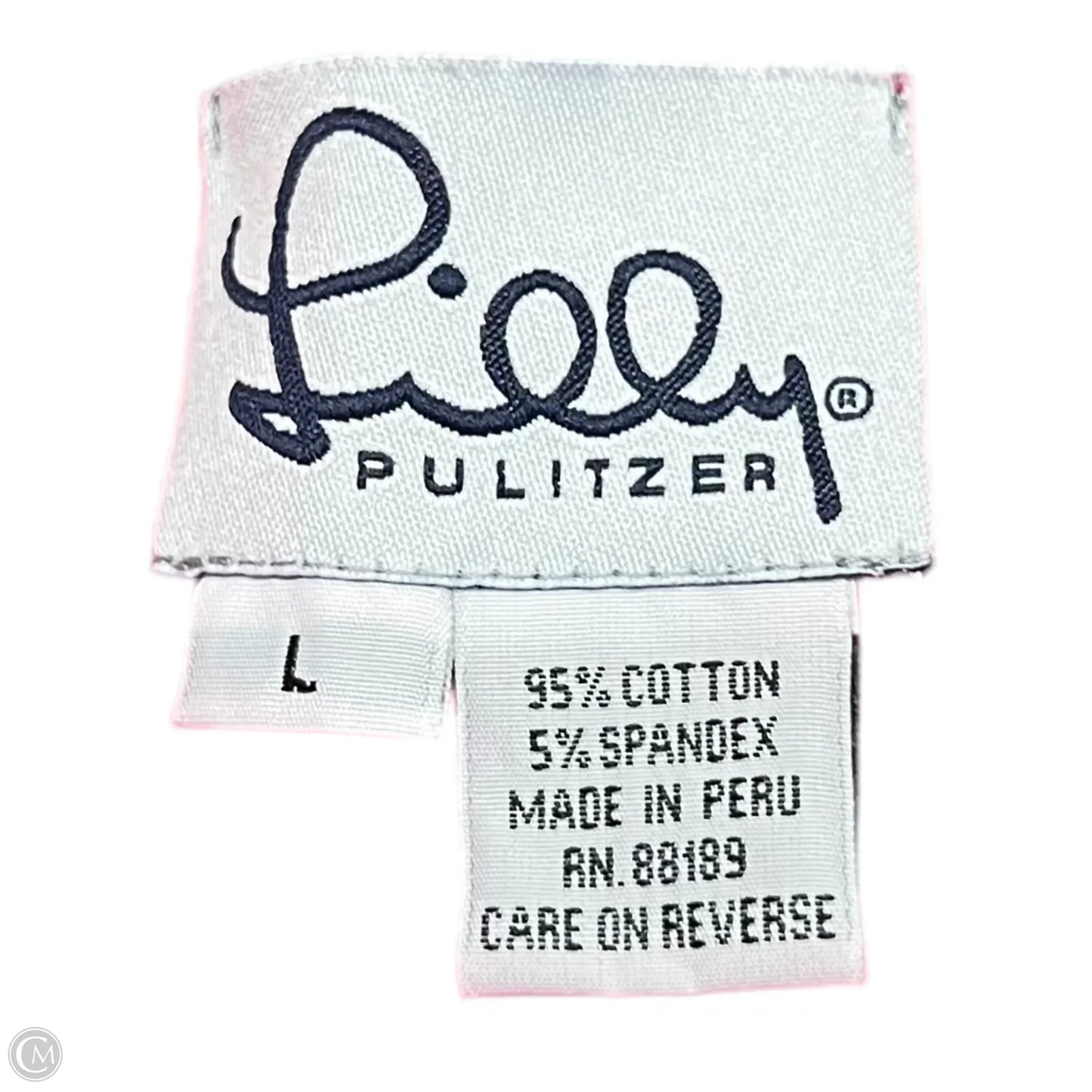 Top Long Sleeve Designer By Lilly Pulitzer In Pink, Size: L