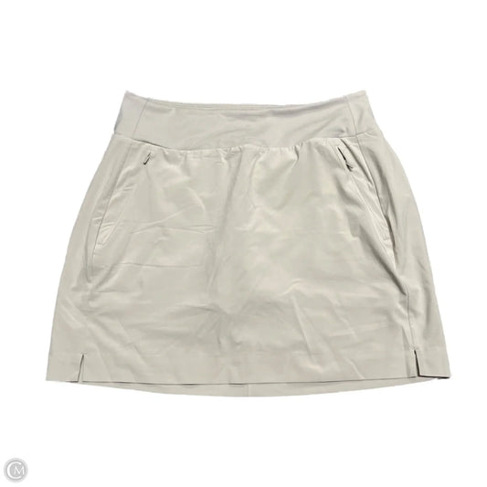 Athletic Skort By Athleta In Beige, Size: 8