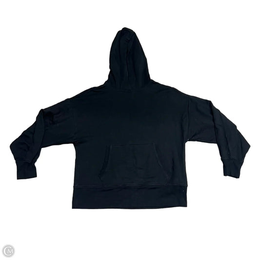 Athletic Sweatshirt Hoodie By Athleta In Black, Size: M