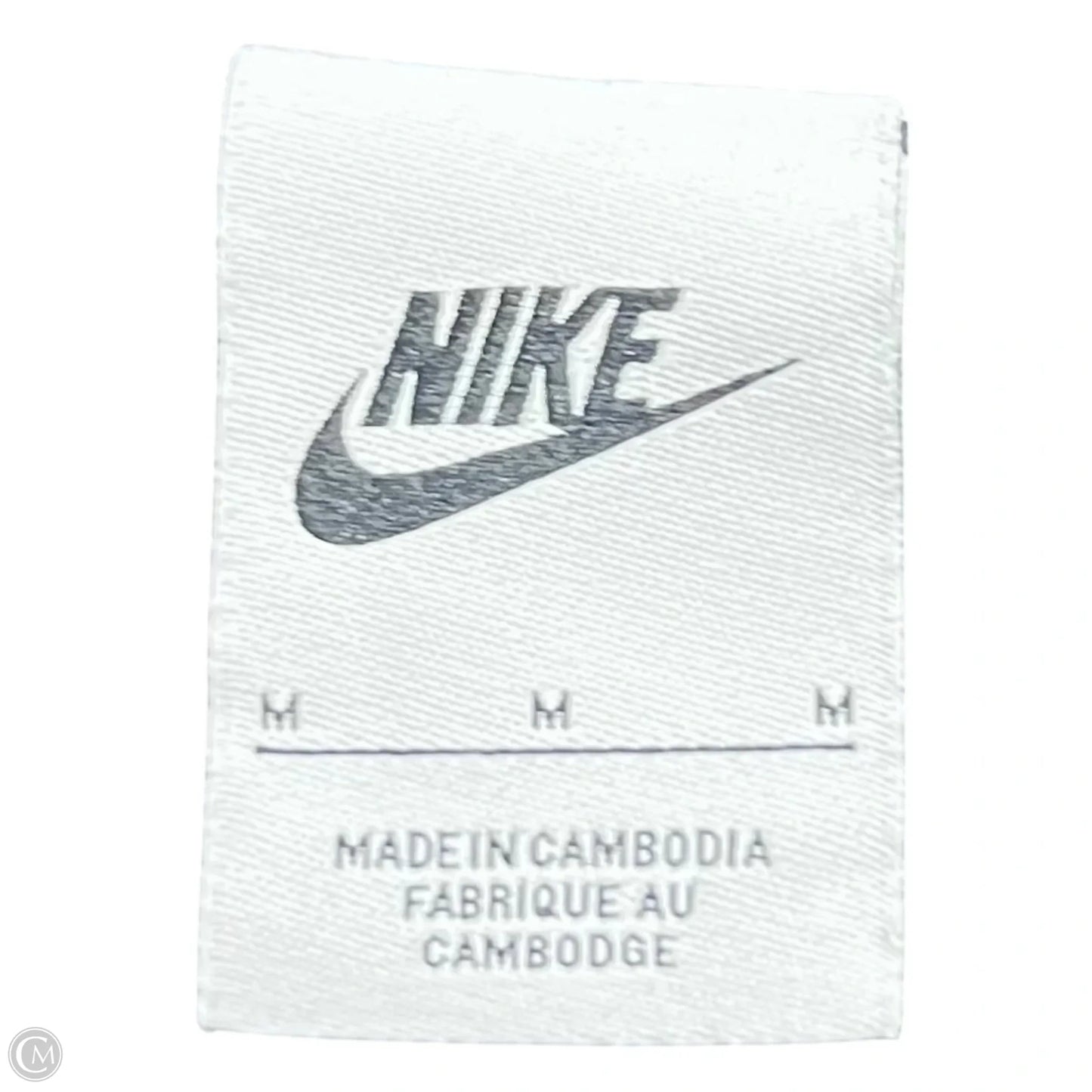 Athletic Sweatshirt Collar By Nike In Black, Size: M