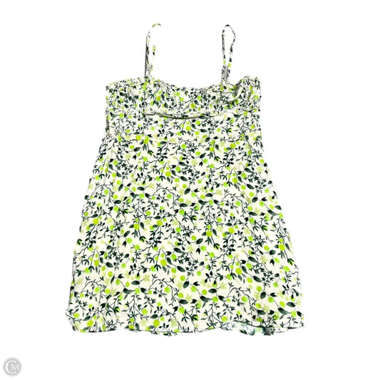 Dress Casual Short By Urban Outfitters In Cream & Green, Size: L