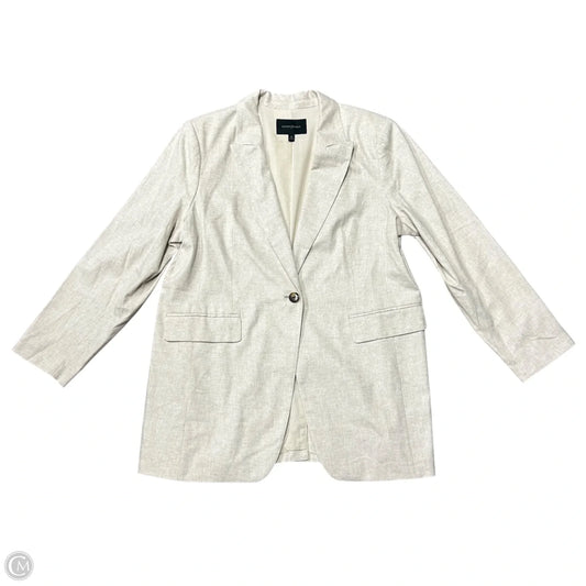 Blazer By Banana Republic In Beige, Size: 1x
