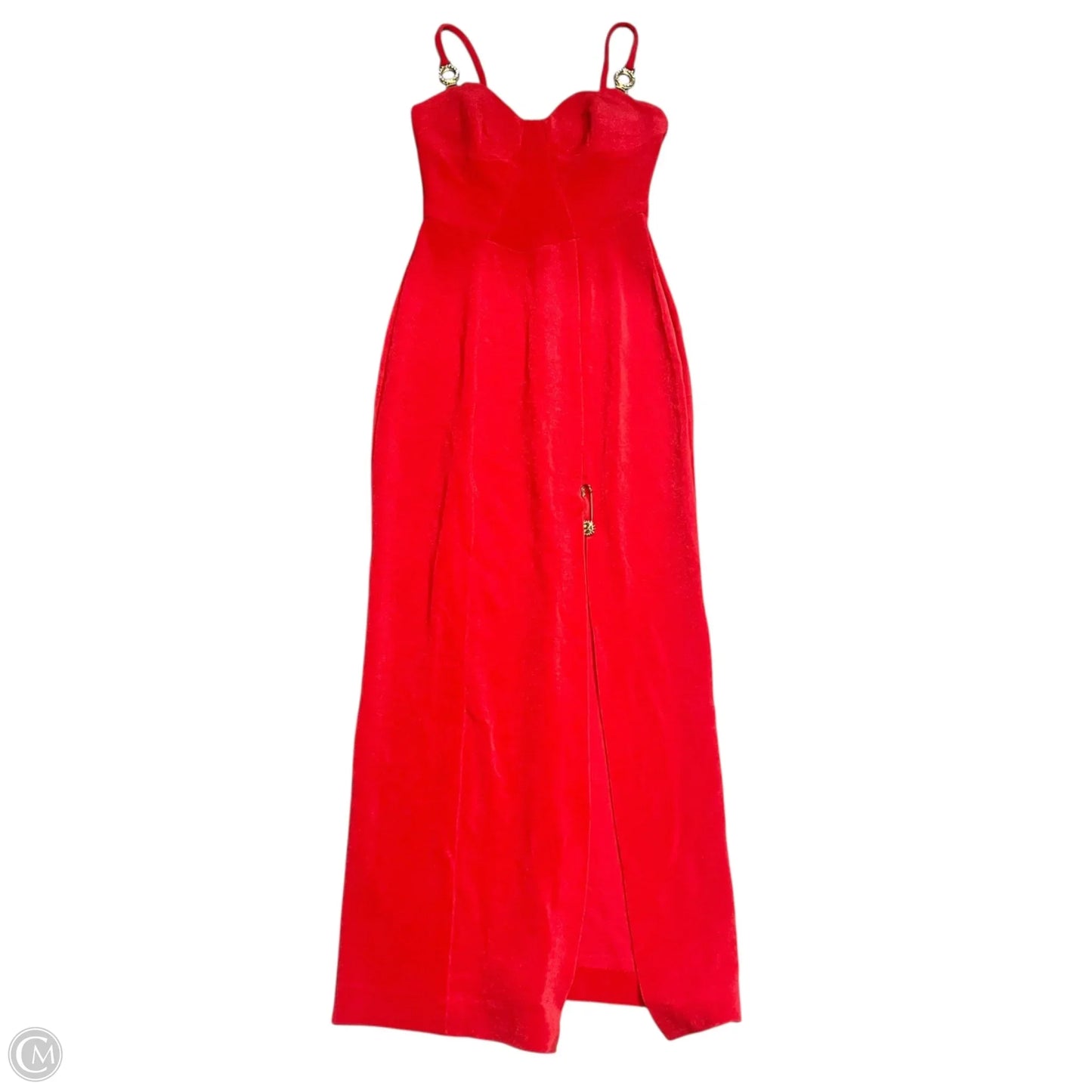 Dress Party Long By Bernshaw In Red, Size: M