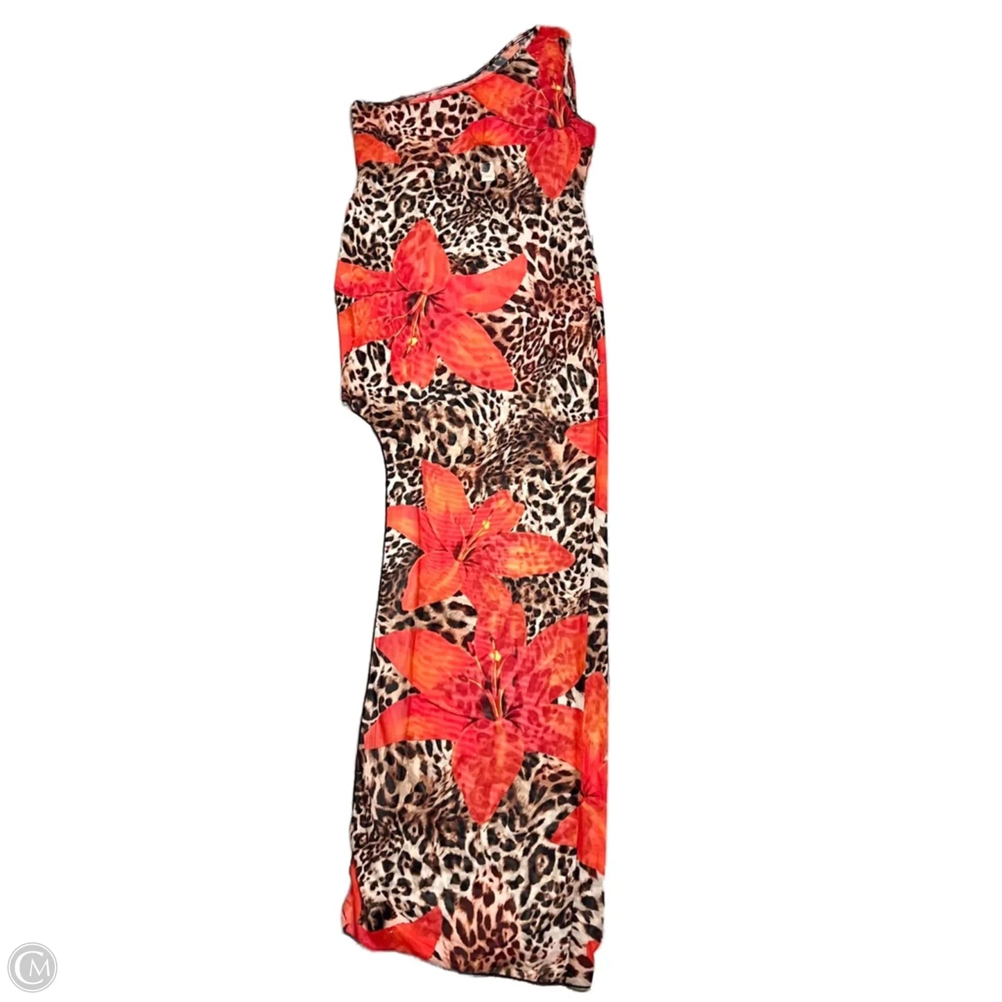 Dress Casual Maxi By Fashion Nova In Leopard Print, Size: 2x
