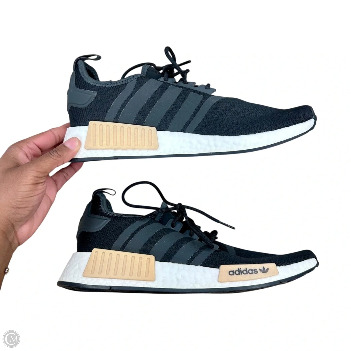 Shoes Athletic By Adidas In Black & White, Size: 10