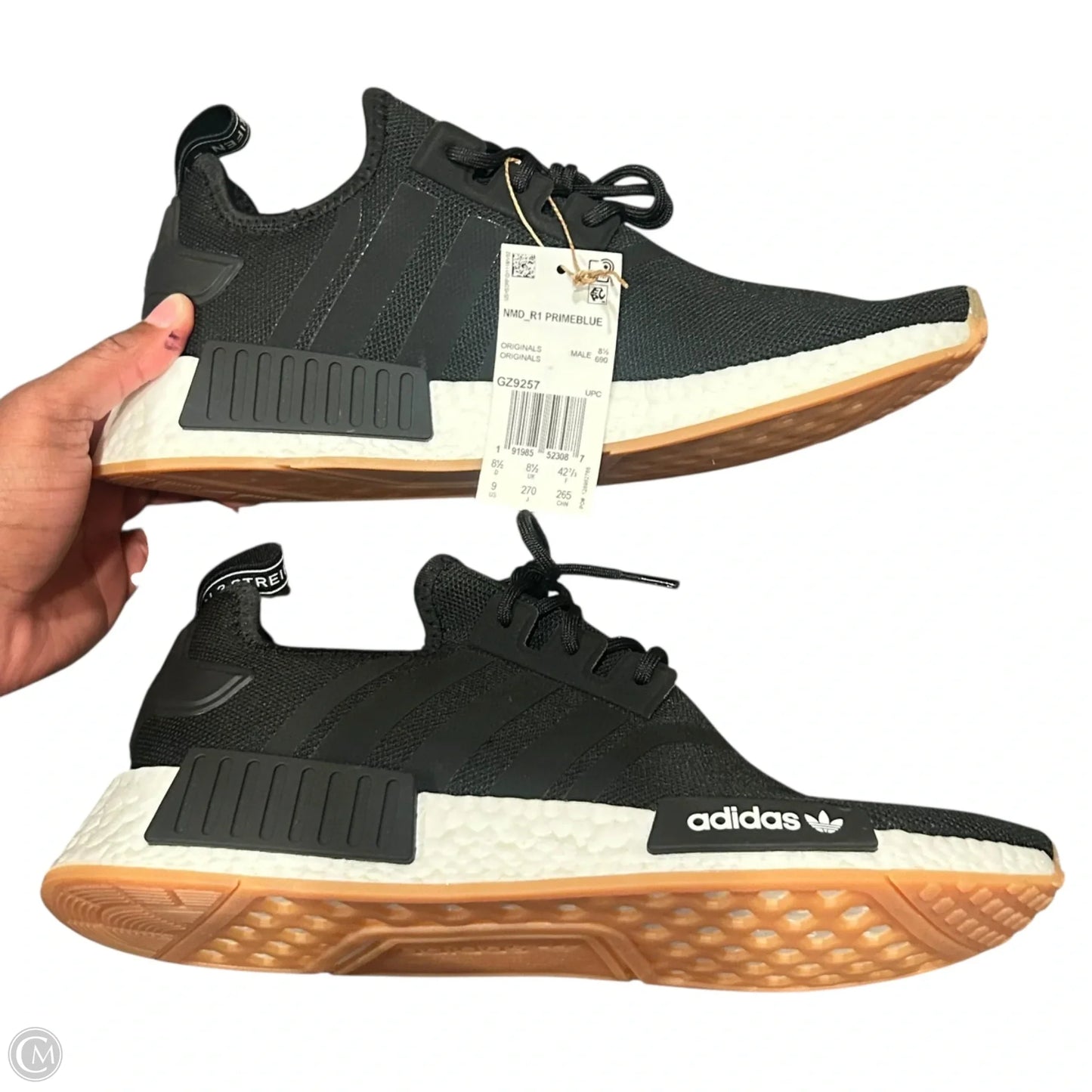 Shoes Athletic By Adidas In Black & White, Size: 9