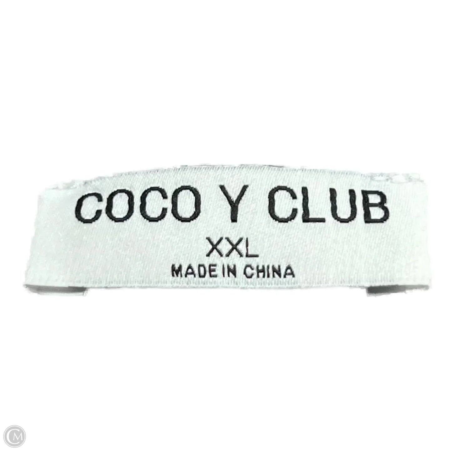 Sweater Cardigan By Coco Y Club In Grey & Pink, Size: Xl