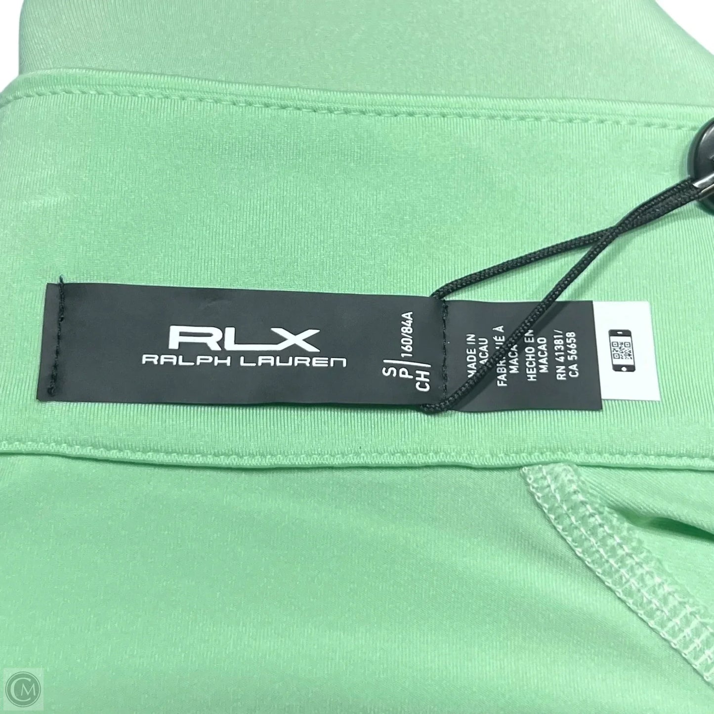 Athletic Top Long Sleeve Collar By Ralph Lauren In Green, Size: S