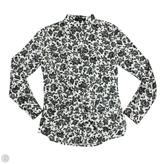 Top Long Sleeve By Thakoon In Black & White, Size: S