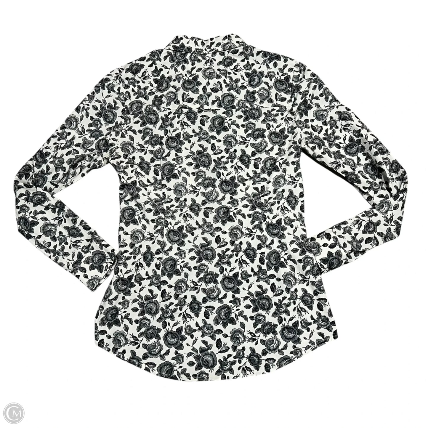 Top Long Sleeve By Thakoon In Black & White, Size: S
