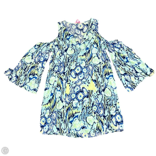 Dress Designer By Lilly Pulitzer In Blue & Green, Size: M