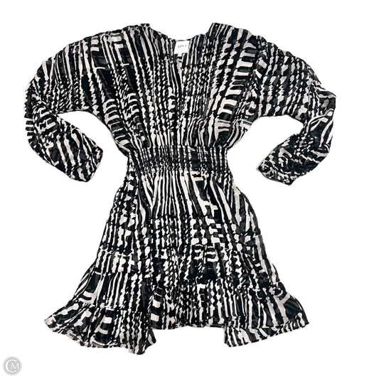 Dress Designer By Misa In Black & Pink, Size: S