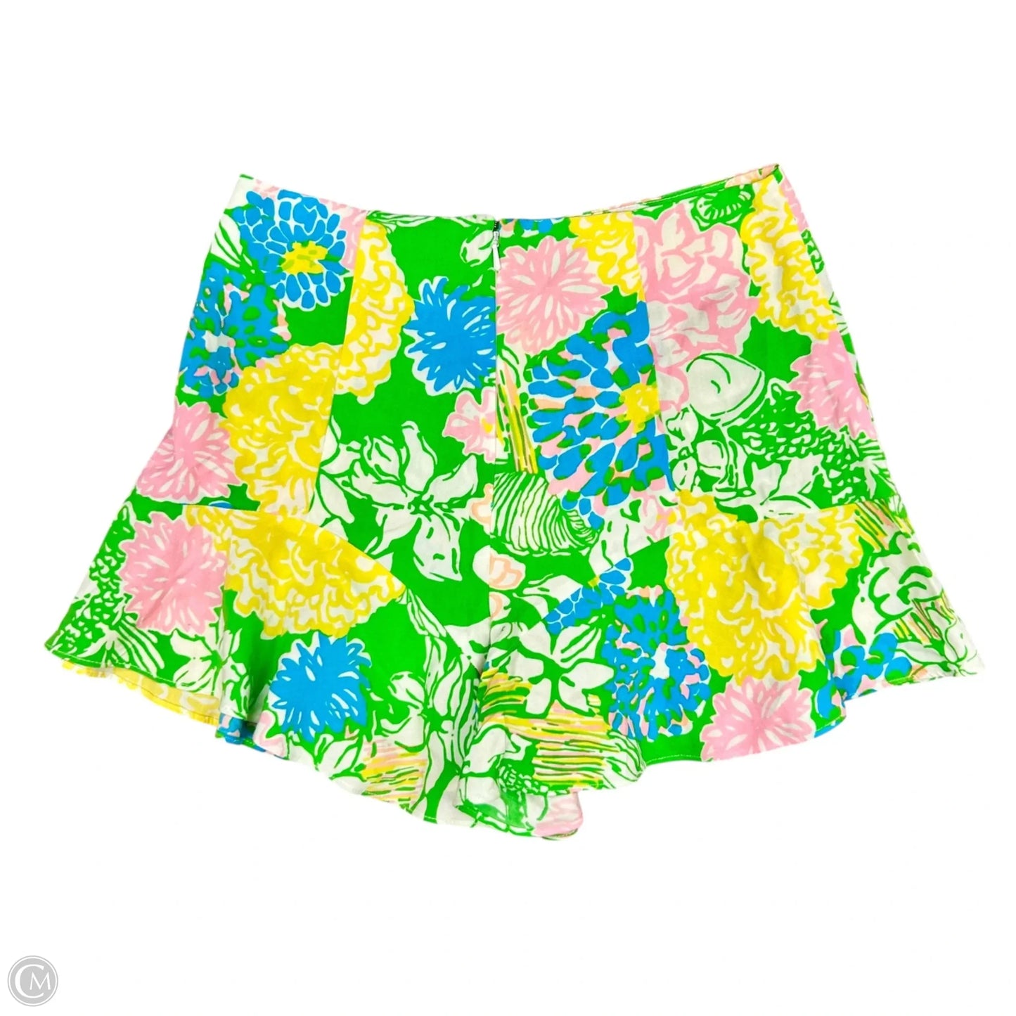 Shorts Designer By Lilly Pulitzer In Green & Pink, Size: 00