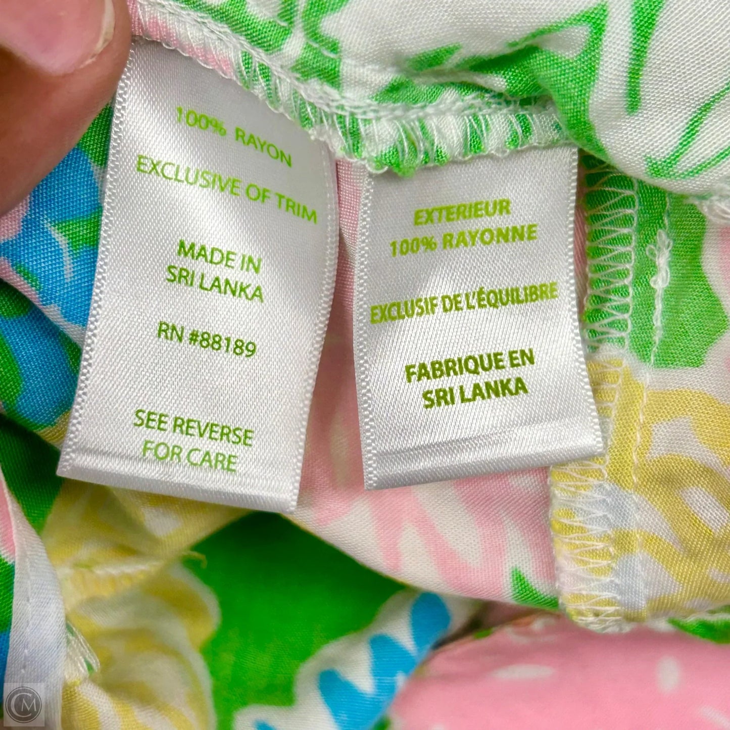 Shorts Designer By Lilly Pulitzer In Green & Pink, Size: 00