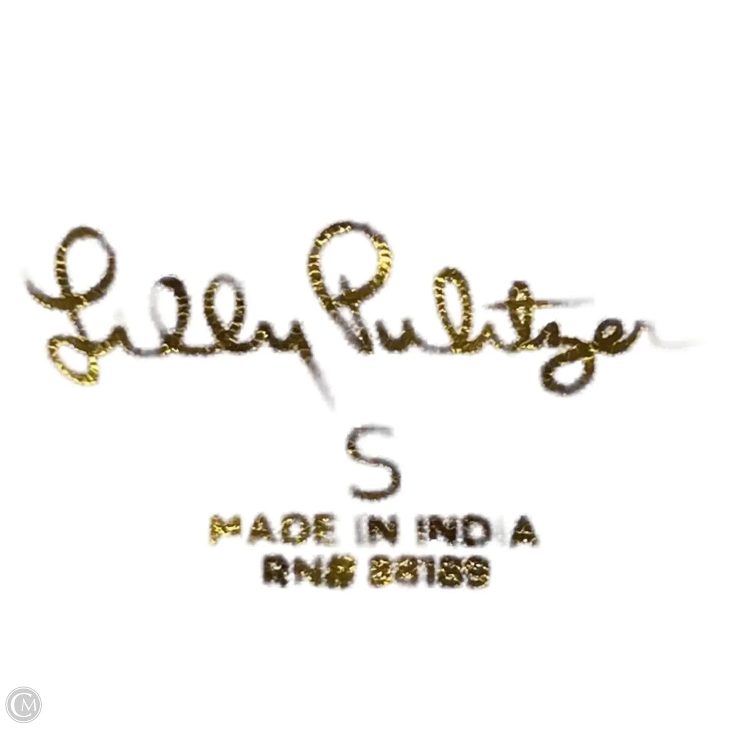 Dress Designer By Lilly Pulitzer In Blue & White, Size: S