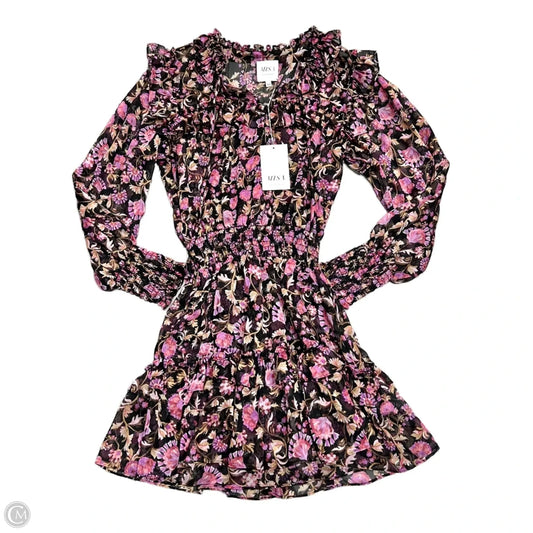 Dress Designer By Misa In Pink & Purple, Size: Xs