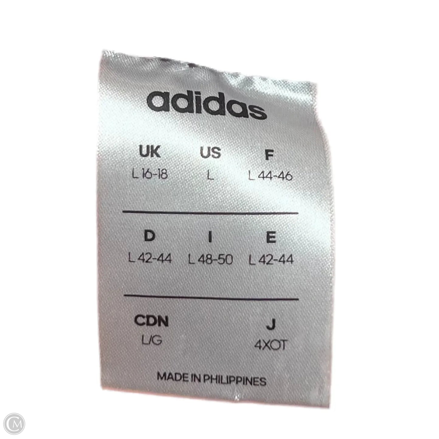 Athletic Sweatshirt Crewneck By Adidas In Peach, Size: L