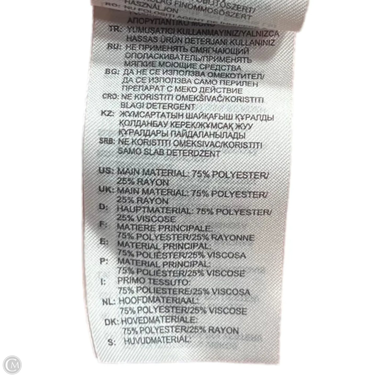 Athletic Sweatshirt Crewneck By Adidas In Peach, Size: L