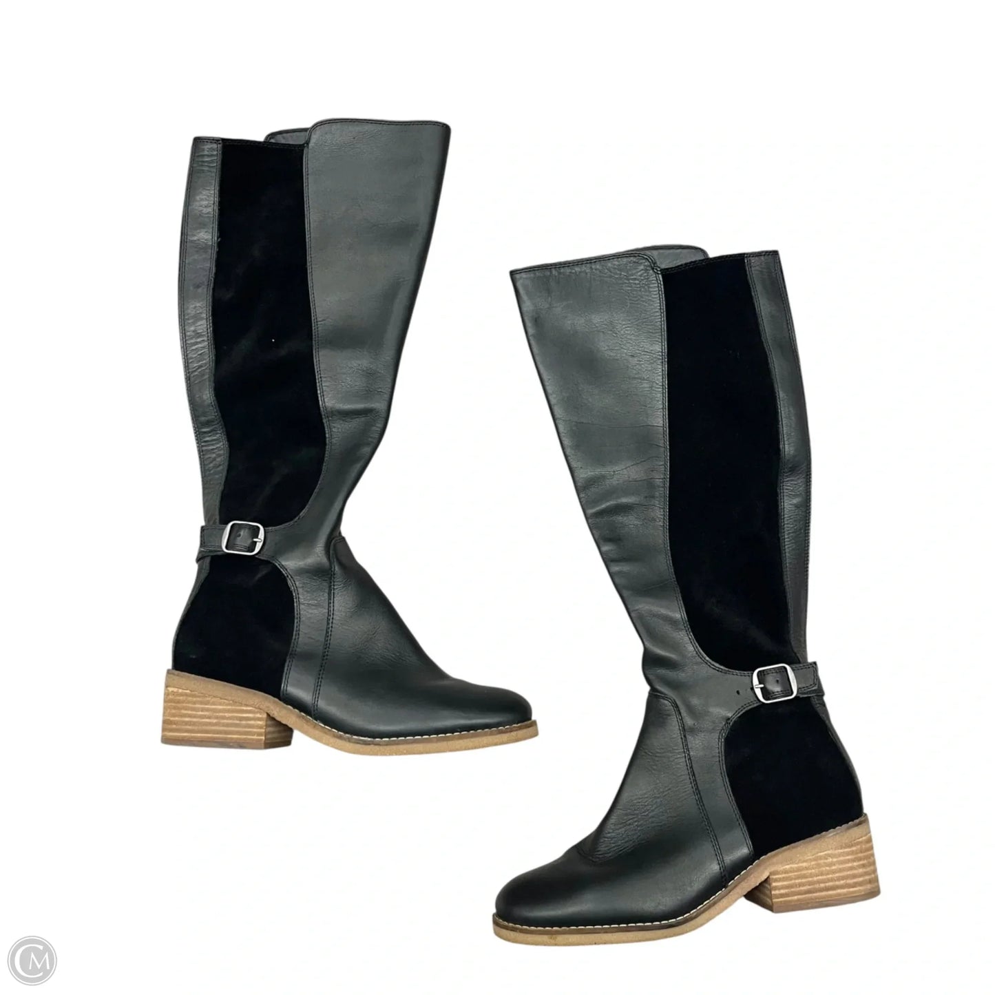 Boots Knee Heels By Lucky Brand In Black, Size: 7