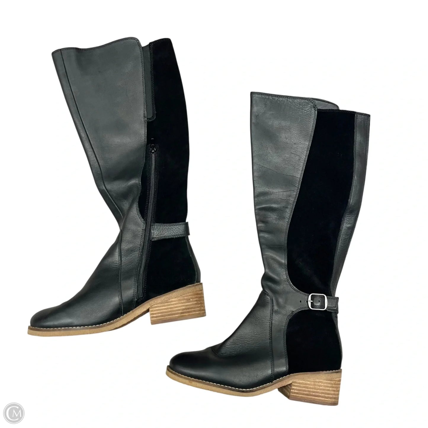 Boots Knee Heels By Lucky Brand In Black, Size: 7